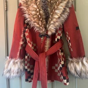 Tasha Polizzi Plains Coat, Size Medium